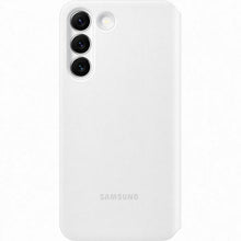 Заредете изображение във визуализатора на галерията – Samsung Smart Clear View Standing Cover Case Antibacterial Samsung Galaxy S22 Smart Flip Case white (EF-ZS901CWEGEE) - TopMag
