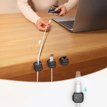 Заредете изображение във визуализатора на галерията – Joyroom JR-ZS368 magnetic cable organizer - black (3 pcs.)
