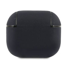 Заредете изображение във визуализатора на галерията – BMW BMA3SSLNA AirPods 3 cover granatowy/navy Geniune Leather Silver Logo - TopMag
