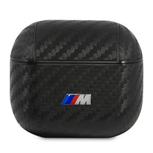 Заредете изображение във визуализатора на галерията – BMW BMA3WMPUCA AirPods 3 cover czarny/black PU Carbon M Collection - TopMag
