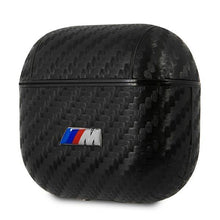 Заредете изображение във визуализатора на галерията – BMW BMA3WMPUCA AirPods 3 cover czarny/black PU Carbon M Collection - TopMag
