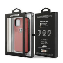 Заредете изображение във визуализатора на галерията – Ferrari FEOBAHCN58RE iPhone 11 Pro 5,8" czerwony/red hardcase Off Track Leather - TopMag
