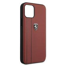 Заредете изображение във визуализатора на галерията – Ferrari FEODIHCP12MRE iPhone 12/12 Pro 6,1" czerwony/red hardcase Off Track Stripes - TopMag
