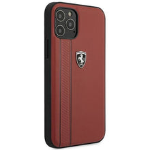 Заредете изображение във визуализатора на галерията – Ferrari FEODIHCP12MRE iPhone 12/12 Pro 6,1" czerwony/red hardcase Off Track Stripes - TopMag
