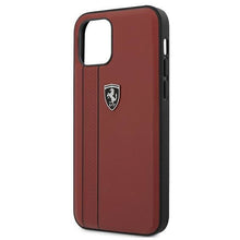 Заредете изображение във визуализатора на галерията – Ferrari FEODIHCP12MRE iPhone 12/12 Pro 6,1" czerwony/red hardcase Off Track Stripes - TopMag

