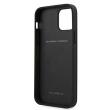 Заредете изображение във визуализатора на галерията – Ferrari FESNECHCP12MRE iPhone 12/12 Pro 6,1" czarny/black hardcase On Track PU Carbon - TopMag
