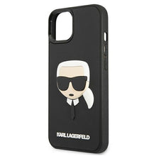 Заредете изображение във визуализатора на галерията – Karl Lagerfeld KLHCP13SKH3DBK iPhone 13 mini 5,4" czarny/black hardcase 3D Rubber Karl`s Head - TopMag
