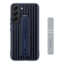 Заредете изображение във визуализатора на галерията – Samsung Protective Standing Cover Case for Samsung Galaxy S22 Navy Blue (EF-RS901CNEGWW) - TopMag
