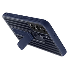 Заредете изображение във визуализатора на галерията – Samsung Protective Standing Cover Case for Samsung Galaxy S22 Navy Blue (EF-RS901CNEGWW) - TopMag
