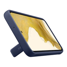 Заредете изображение във визуализатора на галерията – Samsung Protective Standing Cover Case for Samsung Galaxy S22 Navy Blue (EF-RS901CNEGWW) - TopMag
