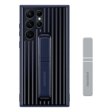 Заредете изображение във визуализатора на галерията – Samsung Protective Standing Cover Case for Samsung Galaxy S22 Ultra Navy Blue (EF-RS908CNEGWW) - TopMag
