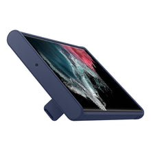 Заредете изображение във визуализатора на галерията – Samsung Protective Standing Cover Case for Samsung Galaxy S22 Ultra Navy Blue (EF-RS908CNEGWW) - TopMag
