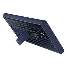 Заредете изображение във визуализатора на галерията – Samsung Protective Standing Cover Case for Samsung Galaxy S22 Ultra Navy Blue (EF-RS908CNEGWW) - TopMag
