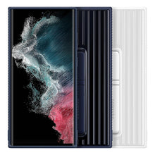 Заредете изображение във визуализатора на галерията – Samsung Protective Standing Cover Case for Samsung Galaxy S22 Ultra Navy Blue (EF-RS908CNEGWW) - TopMag
