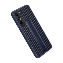 Заредете изображение във визуализатора на галерията – Samsung Protective Standing Cover Case for Samsung Galaxy S22 + (S22 Plus) Navy Blue (EF-RS906CNEGWW) - TopMag
