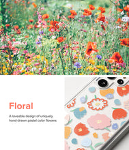 Заредете изображение във визуализатора на галерията – Ringke Fusion Design Armored Case Cover with Gel Frame for Samsung Galaxy S22 Ultra transparent (Floral) (F594R31) - TopMag
