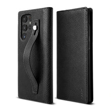 Заредете изображение във визуализатора на галерията – Ringke Folio Signature Flip Leather Case for Samsung Galaxy S22 Ultra Black (FSE117R261) - TopMag
