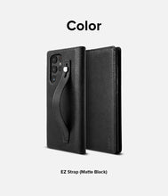Заредете изображение във визуализатора на галерията – Ringke Folio Signature Flip Leather Case for Samsung Galaxy S22 Ultra Black (FSE117R261) - TopMag
