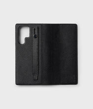 Заредете изображение във визуализатора на галерията – Ringke Folio Signature Flip Leather Case for Samsung Galaxy S22 Ultra Black (FSE117R261) - TopMag
