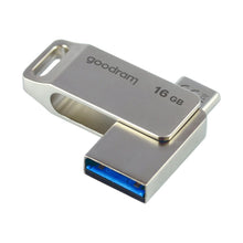 Заредете изображение във визуализатора на галерията – Flash Drive 16GB USB 3.2 Gen 1 USB / USB C OTG ODA3 Goodram - Silver
