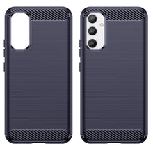 Заредете изображение във визуализатора на галерията – Carbon Case for Samsung Galaxy A34 5G flexible silicone carbon cover blue
