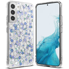 Заредете изображение във визуализатора на галерията – Ringke Fusion Design Armored Case Cover with Gel Frame for Samsung Galaxy S22 + (S22 Plus) transparent (Wild flowers) (F593R51) - TopMag
