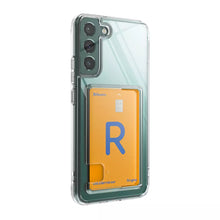 Заредете изображение във визуализатора на галерията – Ringke Fusion Card Case for Samsung Galaxy S22 + (S22 Plus) Card Wallet Documents Transparent (FCD593R52) - TopMag
