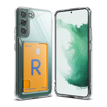 Заредете изображение във визуализатора на галерията – Ringke Fusion Card Case for Samsung Galaxy S22 + (S22 Plus) Card Wallet Documents Transparent (FCD593R52) - TopMag
