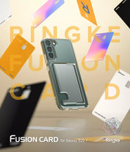 Заредете изображение във визуализатора на галерията – Ringke Fusion Card Case for Samsung Galaxy S22 + (S22 Plus) Card Wallet Documents Transparent (FCD593R52) - TopMag
