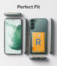 Заредете изображение във визуализатора на галерията – Ringke Fusion Card Case for Samsung Galaxy S22 + (S22 Plus) Card Wallet Documents Transparent (FCD593R52) - TopMag
