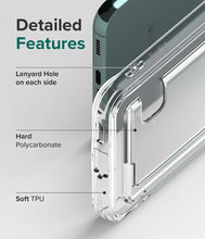 Заредете изображение във визуализатора на галерията – Ringke Fusion Card Case for Samsung Galaxy S22 + (S22 Plus) Card Wallet Documents Transparent (FCD593R52) - TopMag
