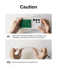 Заредете изображение във визуализатора на галерията – Ringke Fusion Card Case for Samsung Galaxy S22 + (S22 Plus) Card Wallet Documents Transparent (FCD593R52) - TopMag
