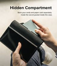 Заредете изображение във визуализатора на галерията – Ringke Folio Signature Flip Leather Case for Samsung Galaxy S22 + (S22 Plus) Black (FSS118R262) - TopMag

