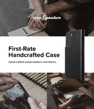 Заредете изображение във визуализатора на галерията – Ringke Folio Signature Flip Leather Case for Samsung Galaxy S22 + (S22 Plus) Black (FSS118R262) - TopMag
