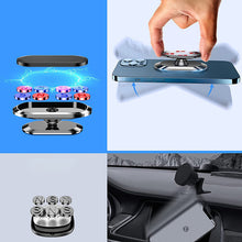 Заредете изображение във визуализатора на галерията – Joyroom Magnetic Car Phone Holder Dark Gray (JR-ZS227) - TopMag
