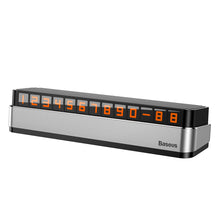 Заредете изображение във визуализатора на галерията – Baseus Moonlight Box Series silver parking number plate with telephone number - TopMag
