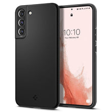 Заредете изображение във визуализатора на галерията – SPIGEN THIN FIT GALAXY S22 BLACK - TopMag

