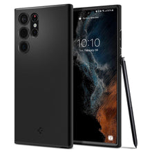 Заредете изображение във визуализатора на галерията – SPIGEN THIN FIT GALAXY S22 ULTRA BLACK - TopMag
