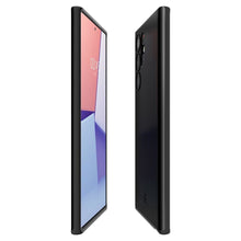 Заредете изображение във визуализатора на галерията – SPIGEN THIN FIT GALAXY S22 ULTRA BLACK - TopMag

