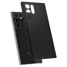 Заредете изображение във визуализатора на галерията – SPIGEN THIN FIT GALAXY S22 ULTRA BLACK - TopMag
