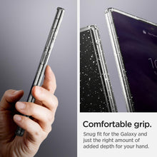 Заредете изображение във визуализатора на галерията – SPIGEN LIQUID CRYSTAL GALAXY S22 ULTRA GLITTER CRYSTAL - TopMag
