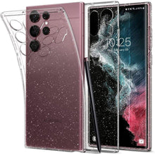 Заредете изображение във визуализатора на галерията – SPIGEN LIQUID CRYSTAL GALAXY S22 ULTRA GLITTER CRYSTAL - TopMag

