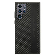 Заредете изображение във визуализатора на галерията – AMG AMHCS22LBLSCA S22 Ultra S908 czarny/black hardcase Carbon Stripe&amp;Embossed - TopMag
