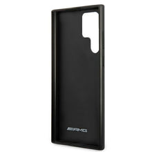 Заредете изображение във визуализатора на галерията – AMG AMHCS22LGSEBK S22 Ultra S908 czarny/black hardcase Leather Debossed Lines - TopMag
