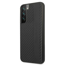 Заредете изображение във визуализатора на галерията – AMG AMHCS22MBLSCA S22+ S906 czarny/black hardcase Carbon Stripe&amp;Embossed - TopMag
