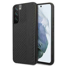 Заредете изображение във визуализатора на галерията – AMG AMHCS22SBLSCA S22 S901 czarny/black hardcase Carbon Stripe&amp;Embossed - TopMag
