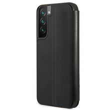 Заредете изображение във визуализатора на галерията – Etui BMW BMBKS22STRTBK S22 S901 czarny/black bookcase M Collection Triangles - TopMag

