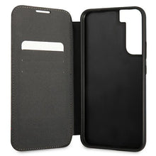 Заредете изображение във визуализатора на галерията – Etui BMW BMBKS22STRTBK S22 S901 czarny/black bookcase M Collection Triangles - TopMag
