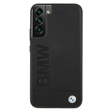 Заредете изображение във визуализатора на галерията – Etui BMW BMHCS22MSLLBK S22+ S906 czarny/black hardcase Signature Logo Imprint - TopMag
