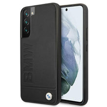 Заредете изображение във визуализатора на галерията – Etui BMW BMHCS22SSLLBK S22 S901 czarny/black hardcase Signature Logo Imprint - TopMag
